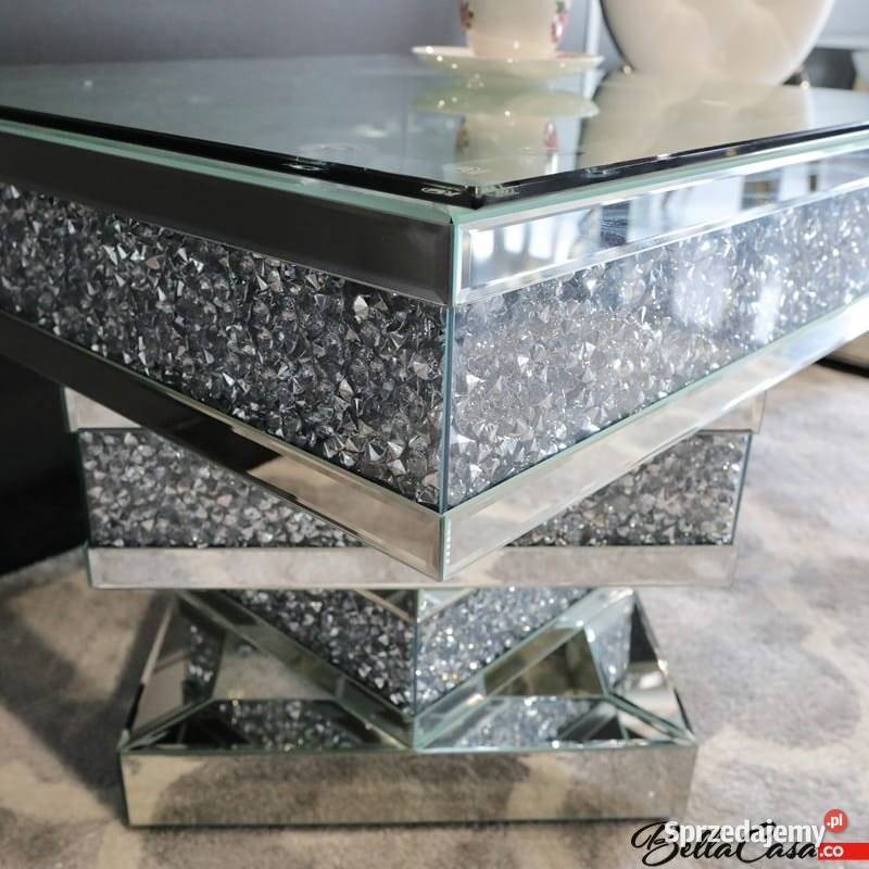 Stolik Glamour Kawowy Szklany Lustrzany mazowieckie Warszawa