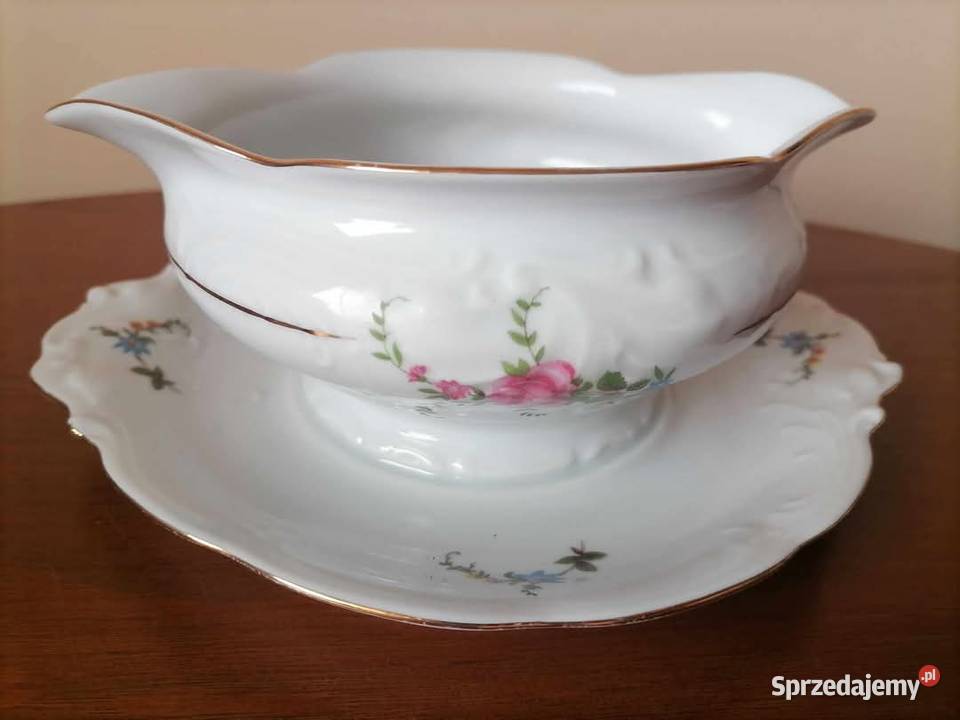 Sosjerka Porcelanowa Wawel PRL Porcelana i szkło Wałbrzych