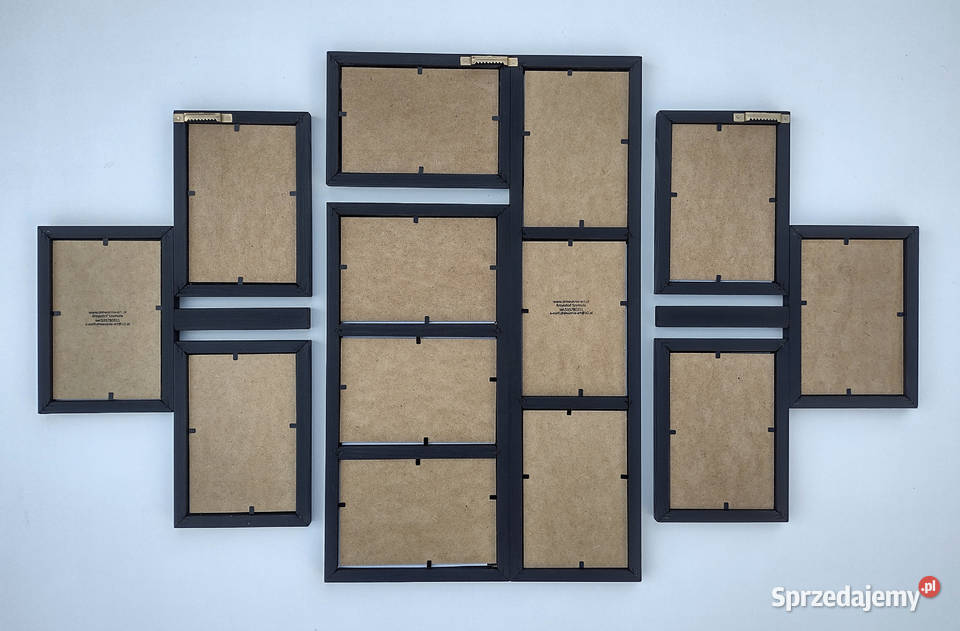 Drewniana Multirama Ramka na 13 zdjęć 10x15 śląskie Gliwice