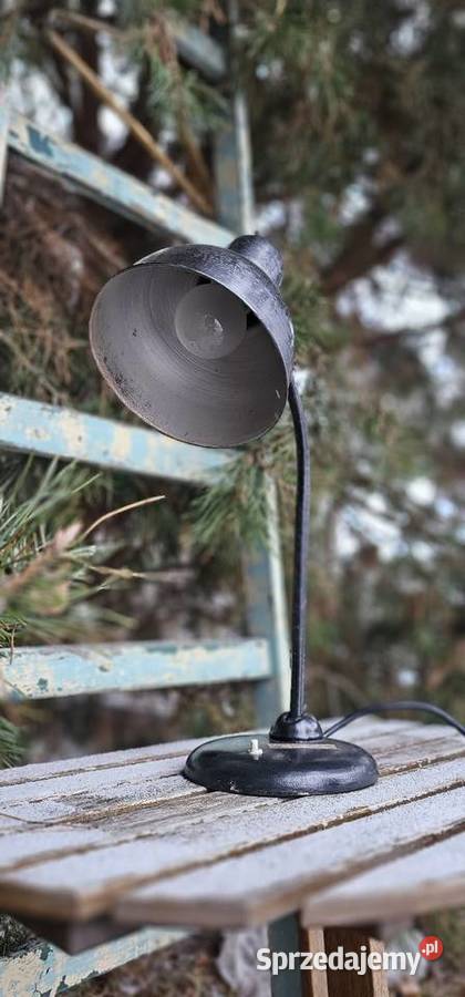 Lampka biurkowa z lat 50tych PRL mazowieckie Płońsk