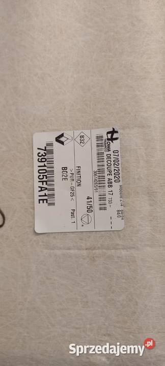 NISSAN MICRA K14 PODSUFITKA