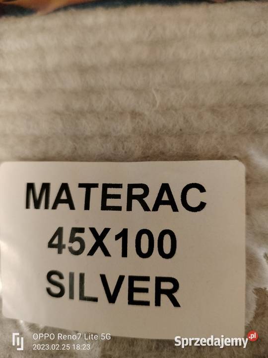 Materac wełniany SILWER LIVE 40 x100 wielkopolskie Leszno