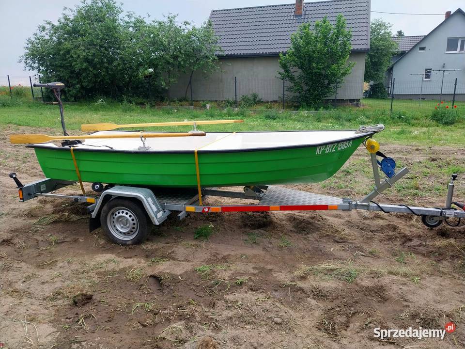 Łódź wedkarska łódka turystyczna przyczepa Serock sprzedam