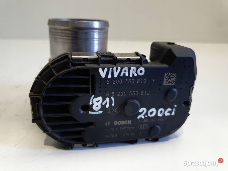 PRZEPUSTNICA Opel Vivaro Trafic 20 DCI