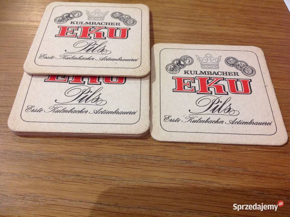 Stara Podkładka pod Piwo KULMBACHER EKU Pils 5 Nowa Sól