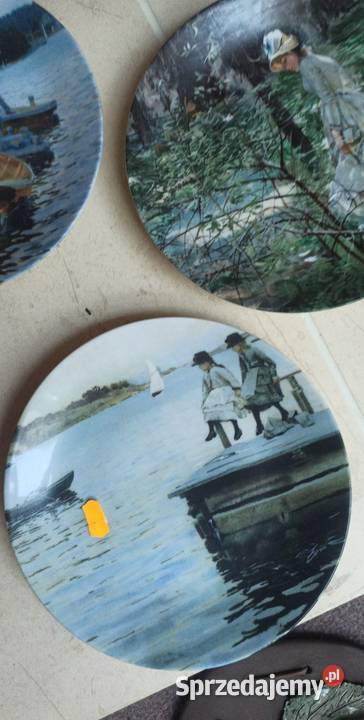 talerz Monet Rorstrand do powieszenia motyw z Gdańsk