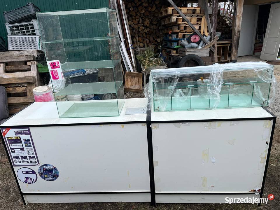 Regał szklany Lady sklepowe lubelskie Stary Brus