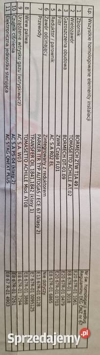 Sprzedam instalacje gazową STAG