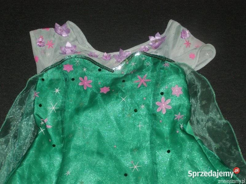 Strój kostium ELSA GORĄCZKA LODU KRAINA Frozen mazowieckie Siedlce sprzedam