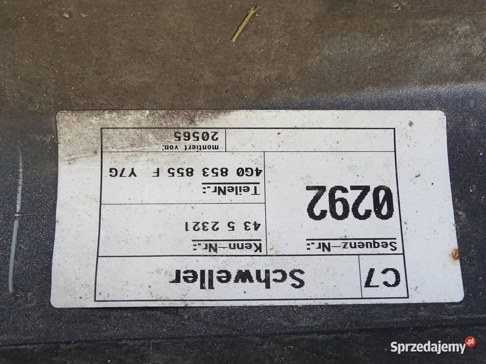 LISTWA NAKŁADKA PROGOWA LEWA SLINE KOMBI SEDAN