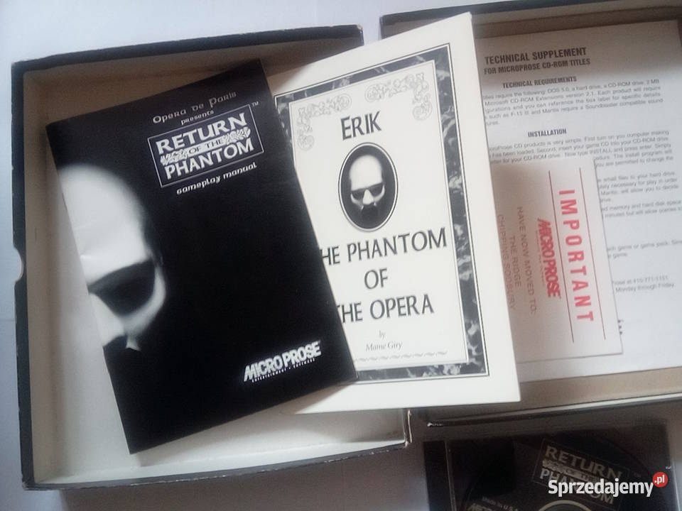 Sprzedam gre RETURN OF THE PHANTOM śląskie Wodzisław Śląski
