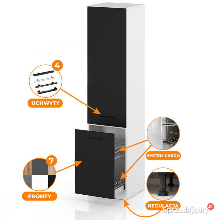Słupek Kuchenny Stojący 50 Szafka Cargo S50 Meble Elbląg