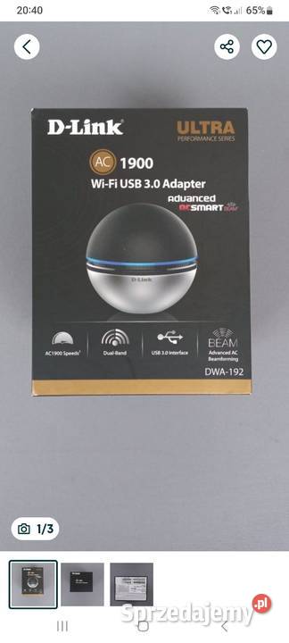 DLink 1900 adapter wifi Warszawa
