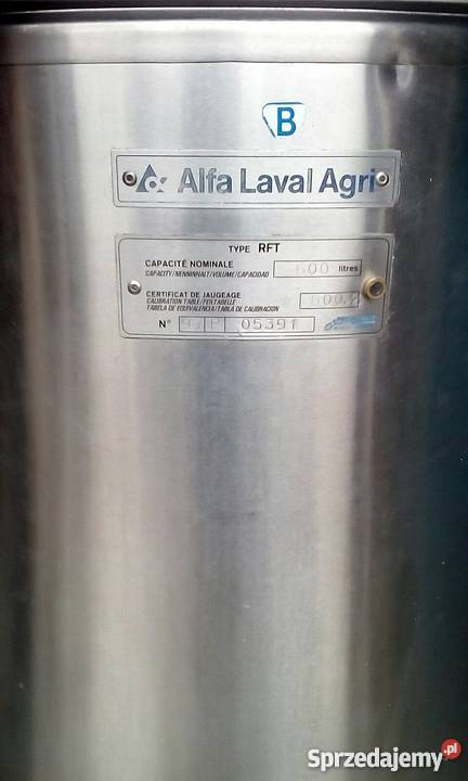 Sprzedam zbiornik na mleko Alfa Laval Agri 600 l Wyszków sprzedam