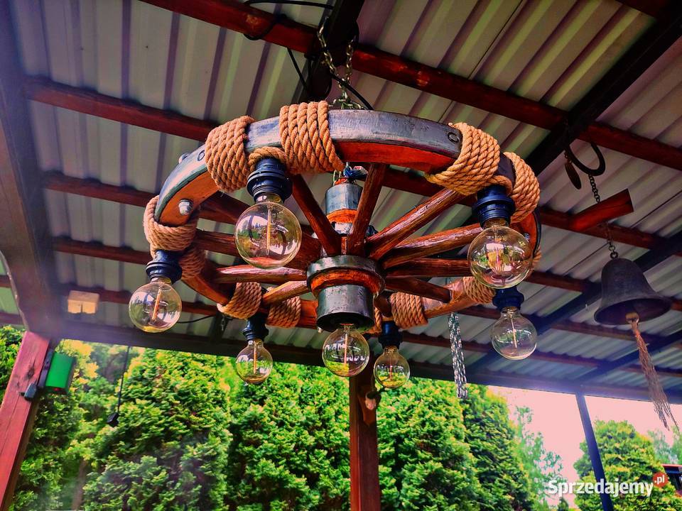 OKAZJA lampa z koła wozu drabiniastego Łańcut