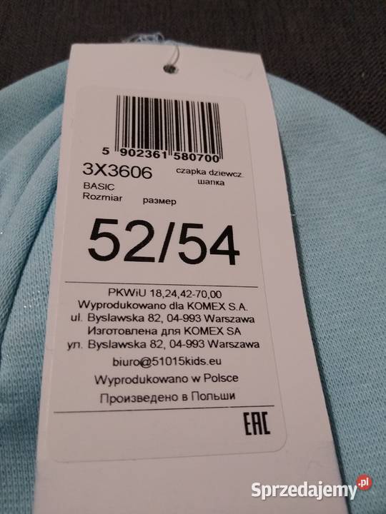 Czapka czapeczka wiosenna 51015