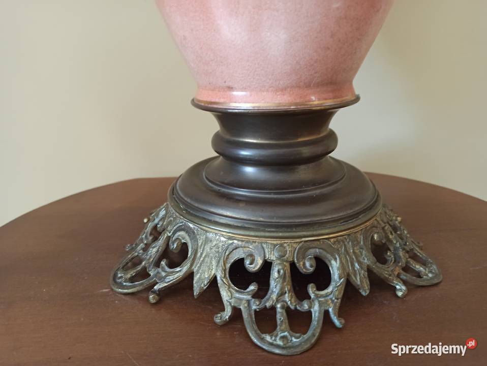 Waza porcelana brąz Napoleon III Budzyń