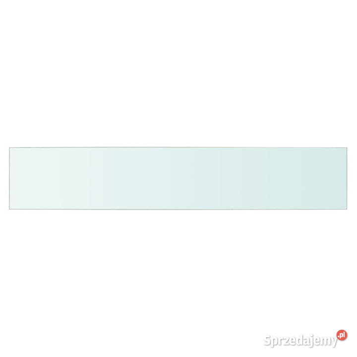 Półki 2 panel z przezroczystego szkła 80 x 15 Warszawa sprzedam