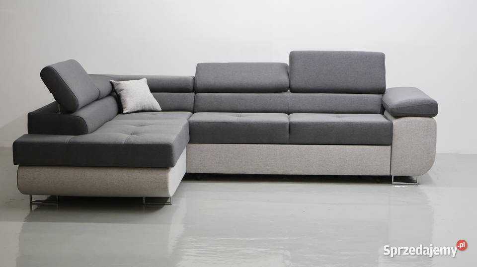 TNU Narożnik funkcja spania pojemnik regulowane 72cm Narożniki