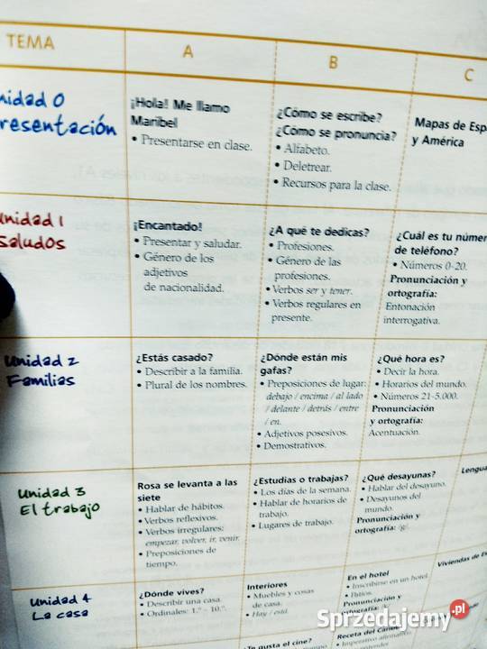 Espanol en marcha a1 a2 używane kursy językowe Warszawa