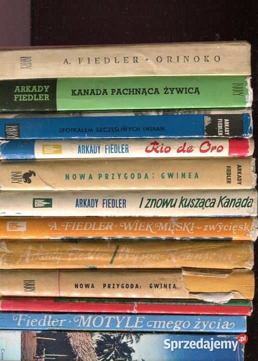 Arkady Fiedler Zestaw 22 książek zachodniopomorskie