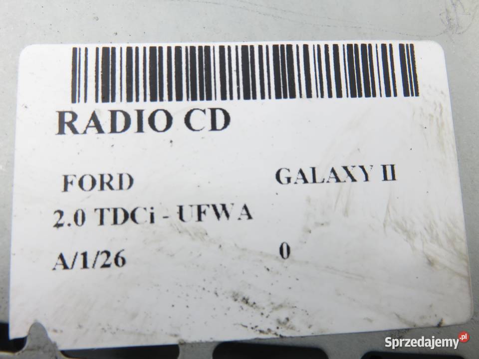 RADIO FORD GALAXY II BS7T18C815AF sprzedam