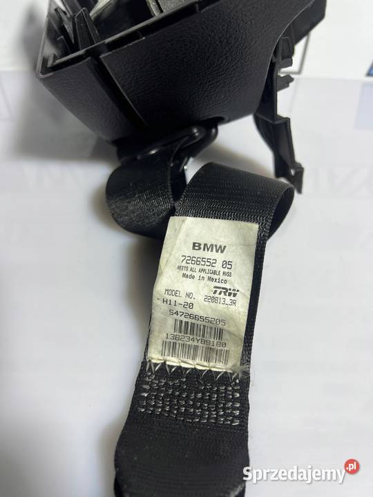 BMW X3 F25 OBUDOWA OSŁONA PAS PRAWY TYŁ CZARNA