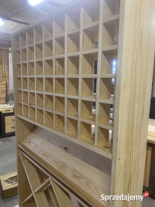 Regał na wino sosnowy 180x120 Chełmża sprzedam