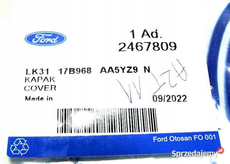 ATRAPA OSŁONA GRILL KRATKA ZDERZAKA PRZÓD FORD sprzedam