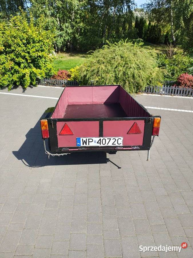 Przyczepka samochodowa 750 Dmc SAM Rok produkcji 2009 Płońsk