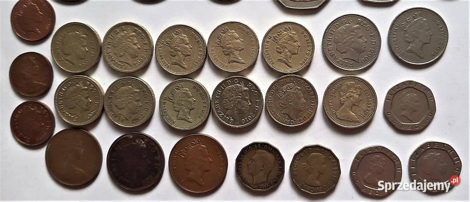 Zestaw I Monet Anglia GB Wielka Brytania Gliwice