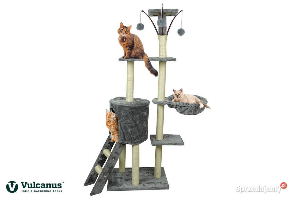 Drapak słupek kota Beżowy legowisko wieża sprzedam