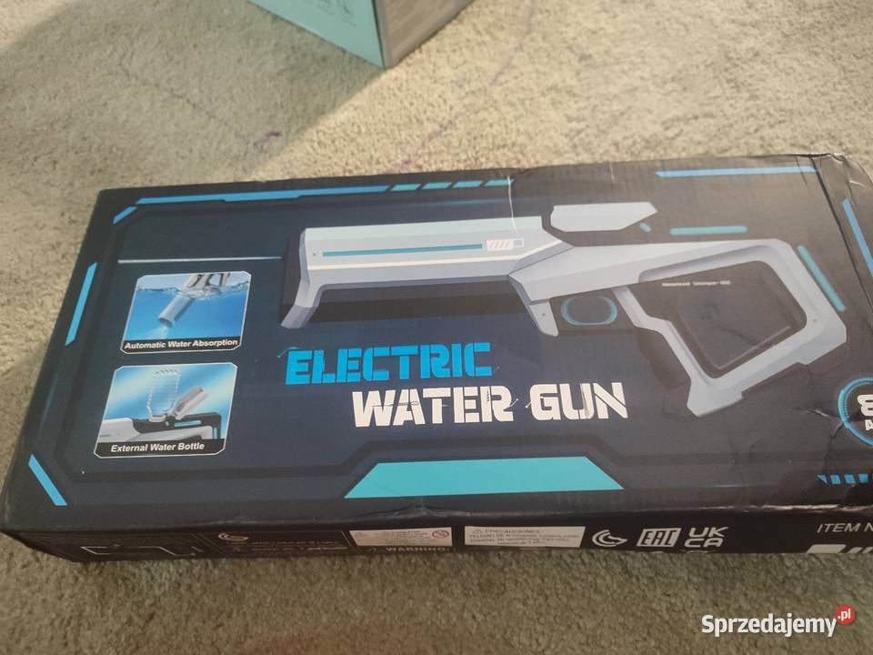 Pistolet na wodę elektryczny nowy w pudełku Sobolew
