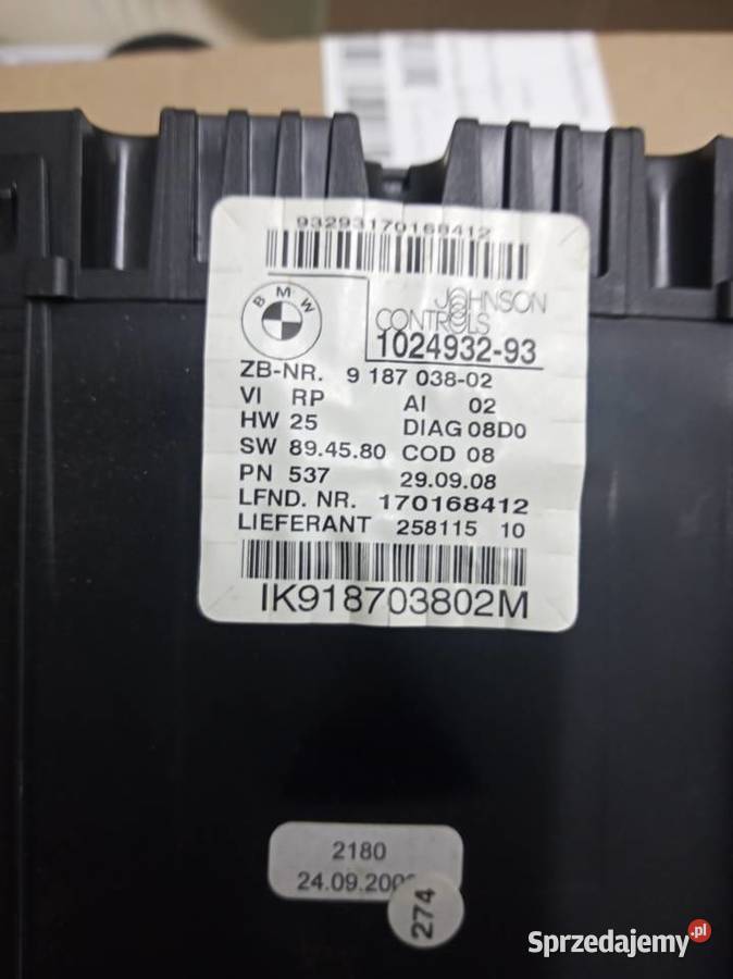 Licznik bmw e87 2008r osobowe Kobyla Góra