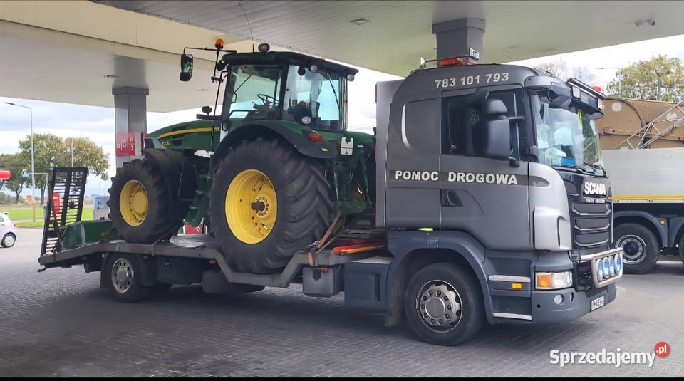 Scania laweta pomoc drogowa Wąbrzeźno
