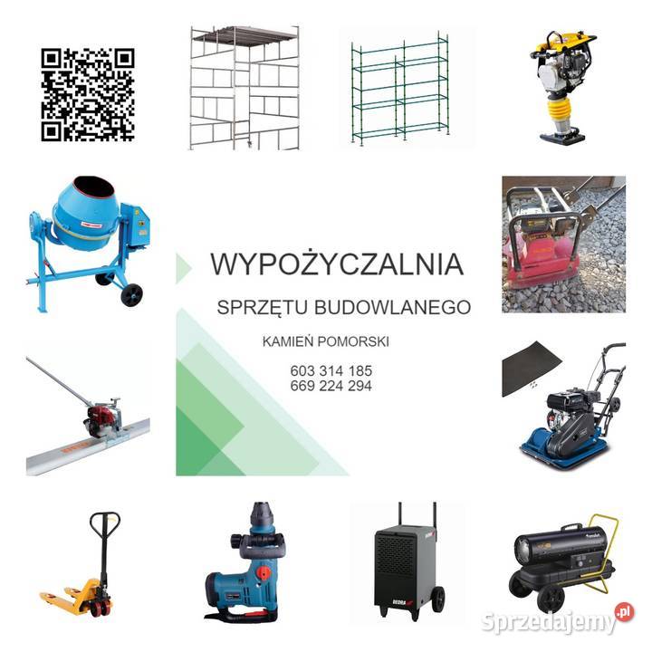 Walec ogrodowy Siewnik Niwelator ręczny Wynajem Kamień Pomorski