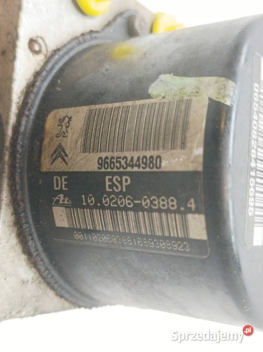 POMPA ABS 9665344980 10096039143 Peugeot 207 I