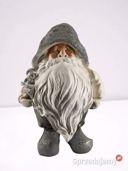Figura Dekoracja Krasnal Mikołaj Bolesławiec