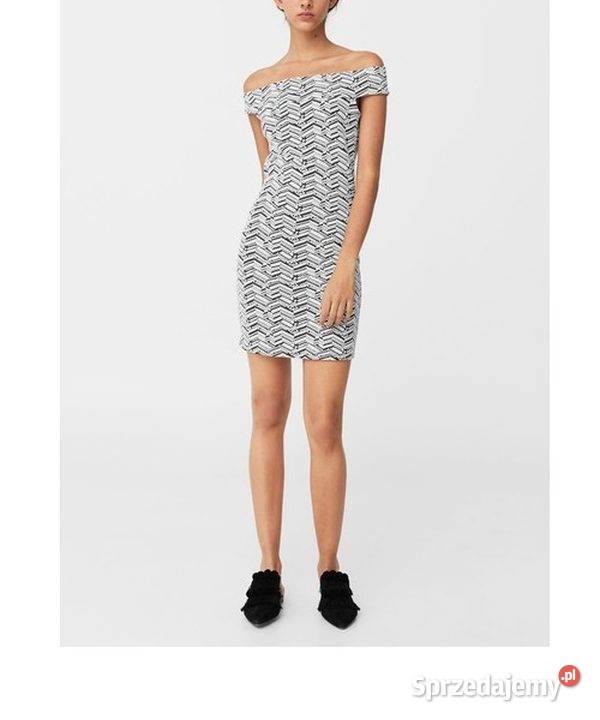 sukienka mango vestido betti dress r L 17592A Inny wzór Zamość