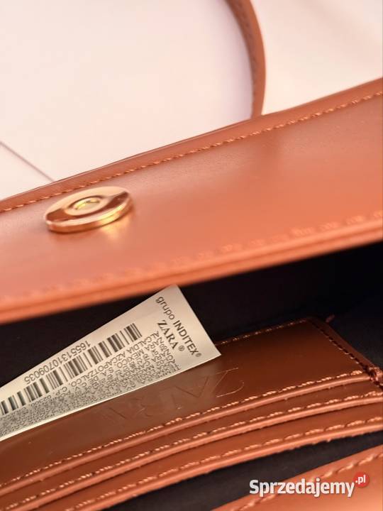 NOWA torebka ZARA kolor brązowy karmelowy bez 6cm sprzedam