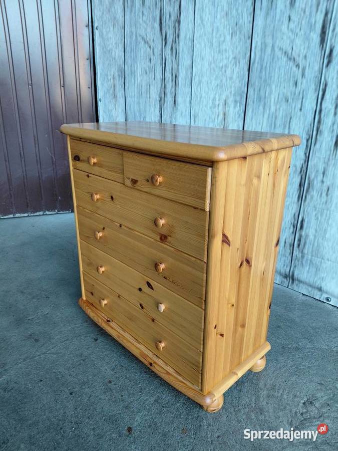 komoda sosnowa z szufladami 451 Byczyna