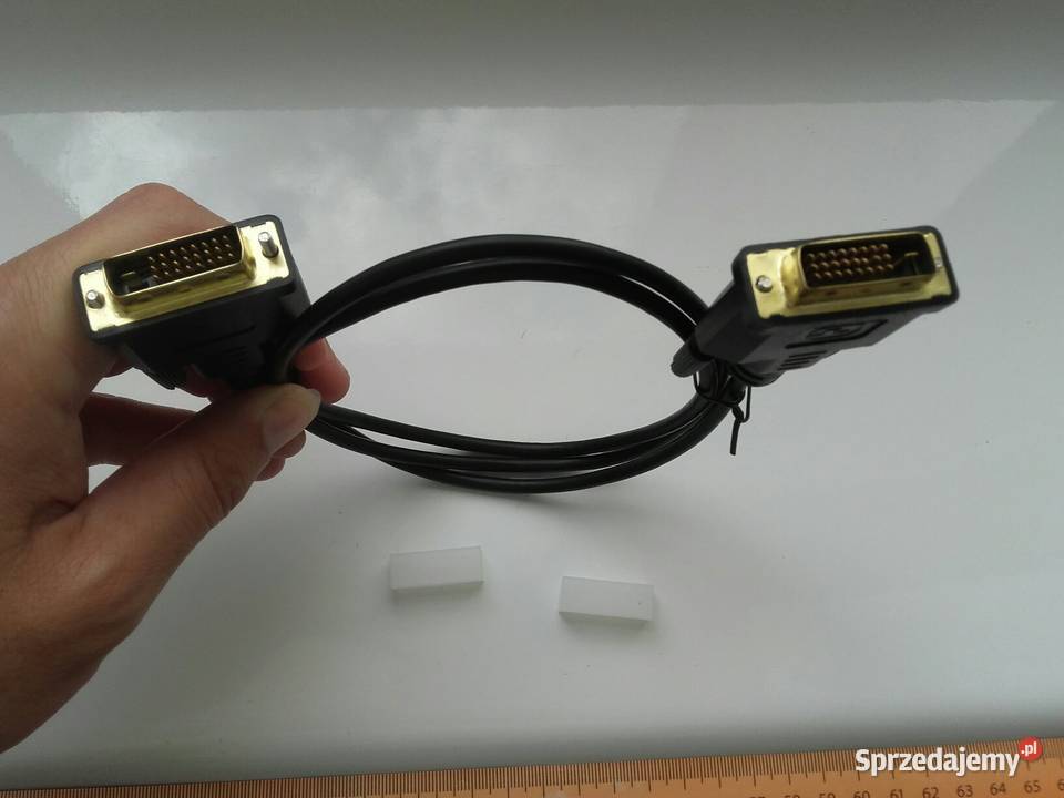 Kabel DVIDVI DualLink 1m kolor czarny w woreczku sprzedam