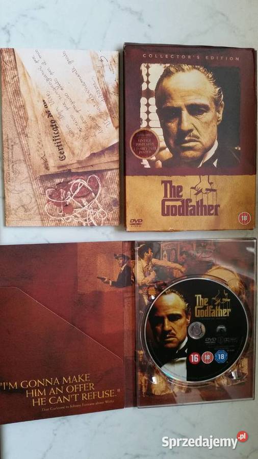 Film THE GODFATHER 19722004 dvd video LIMITED Puławy
