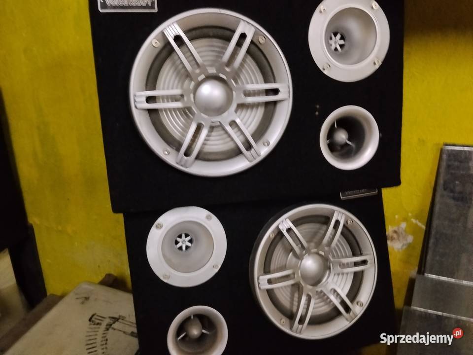 Wzmacniacz samochodowy RTO z głośnikami Jawor sprzedam