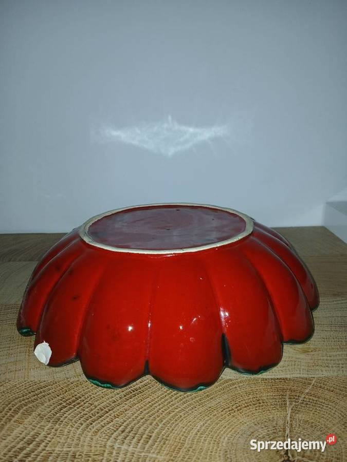 Ręcznie wykonana misa w pięknych jaskrawych sprzedam