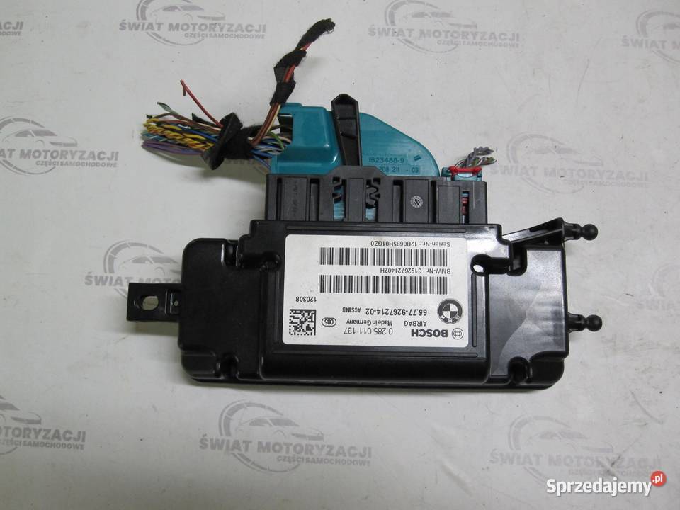 BMW F30 12r moduł sensor AIRBAG 9208211 9267214 osobowe