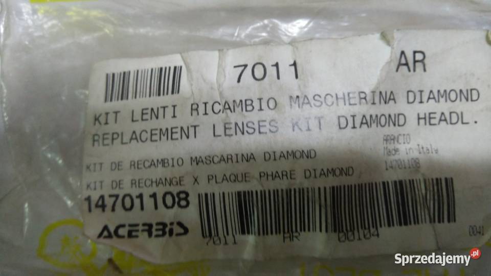 KLOSZ SOCZEWKA LAMPY REFLEKTORA Acerbis Diamond