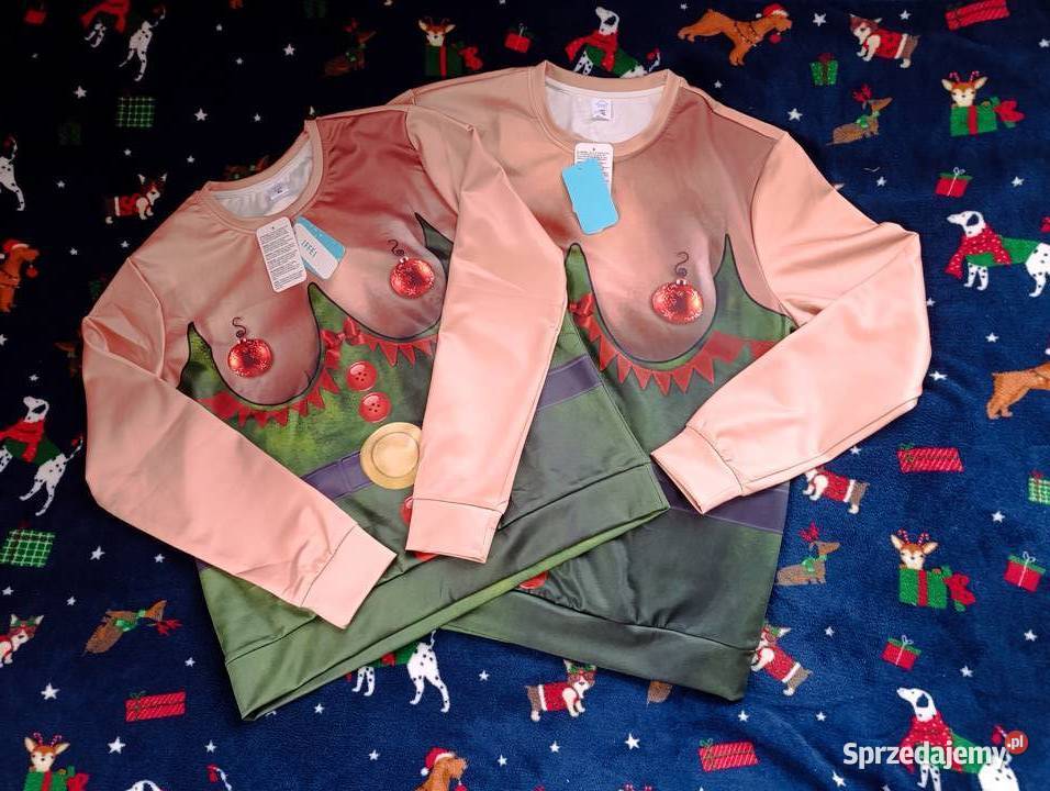 Zestaw bluza bluzy par śmieszne świąteczne Zamość