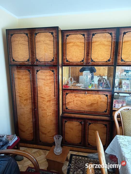 Meblościanka czasy PRLu vintage stan wielkopolskie Murowana Goślina