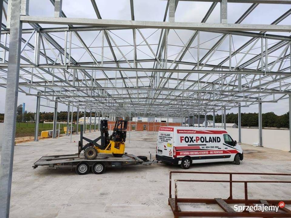 Konstrukcja hali magazynowej Konstrukcja stalowa śląskie Czarny Las